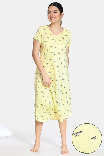 mid calf length night dress