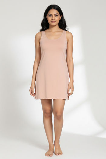 Buy Zivame Knit Cotton Kurti Slip - Roebuck