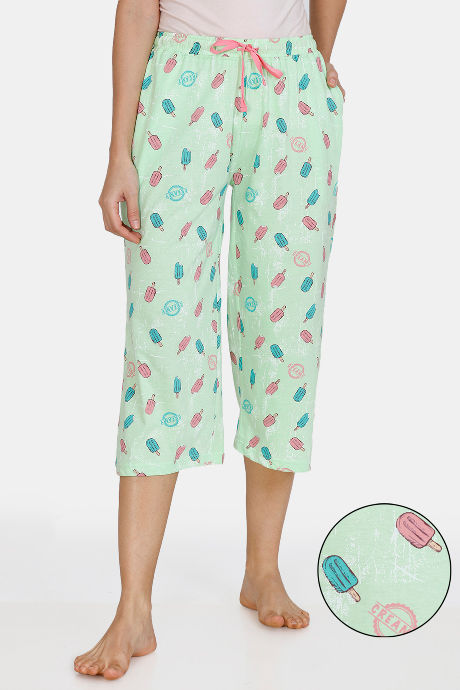 Buy Zivame Sweet Treats Cotton Capri 