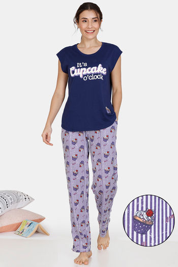 purple pyjamas ladies