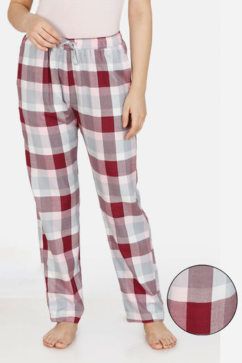Buy Zivame Classic Woven Pyjama - Grey