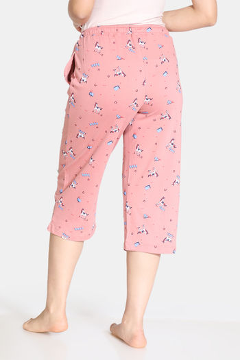 Buy Zivame Barnyard Cotton Capri Set 