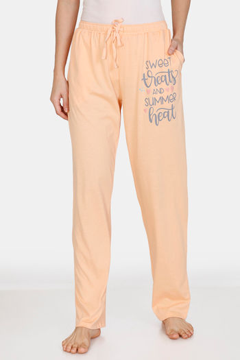 Buy Zivame Sweet Treats Cotton Pyjama - Orange