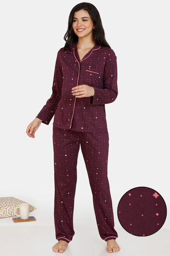 purple pyjamas ladies