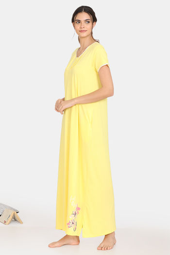 yellow night dress