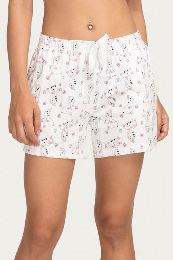 White discount pj shorts