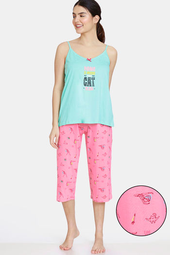 Womens Sleepwear Tops with Capri Pants Pajama Sets  China Pajamas and  Nightwear price  MadeinChinacom
