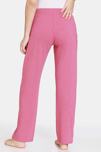 Buy Zivame Ribbed Cozy Knit Cotton Loungewear Pants - Malaga at Rs