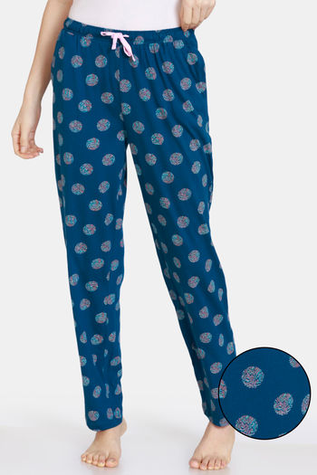 Buy Zivame Impression Cotton Pyjama - Sailor Blue