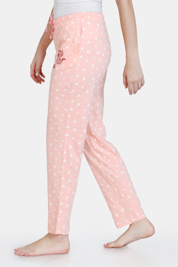 Buy Zivame Maternity Cotton Pyjama Set - Peach Pearl Online