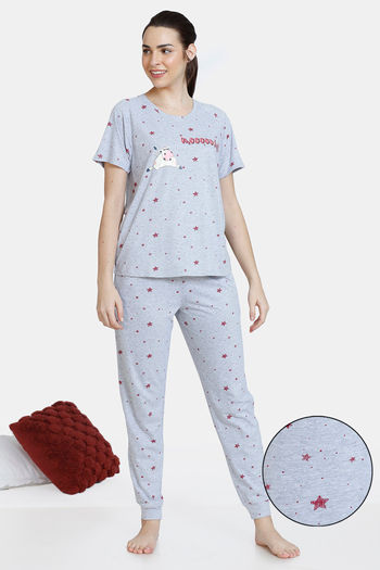 George Girls' Microfleece Pajamas and Socks 3-Piece Set 