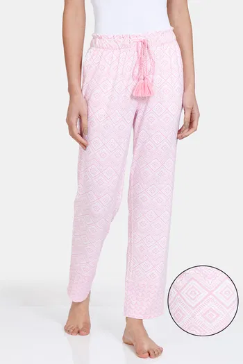 Buy Zivame Batik Bea Knit Pyjama - Prism Pink