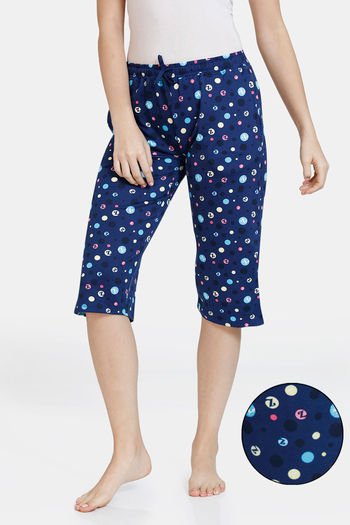Buy Zivame Z Fun Knit Poly Capri 