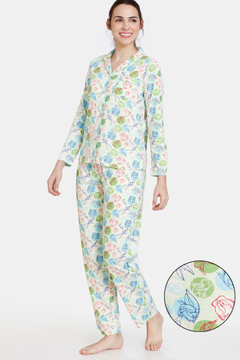 cartoon print night suit