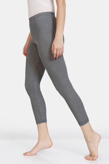 Buy Zelocity High impact Quick Dry Leggings - Anthracite at Rs.998 online |  Activewear online