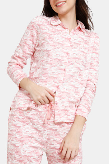 Powder Pink Stripe Pyjama Set