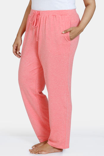 Women's Pink Knit Lounge Pants