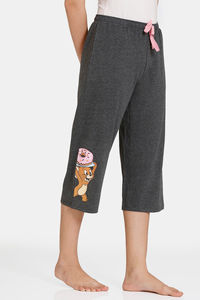 Buy Zivame Tom & Jerry Knit Cotton Capri - Anthra Melange