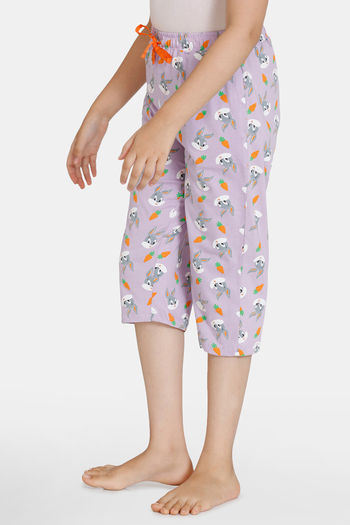 Buy TVESA womens cotton printed 34 capri pajama lower new model 63  combo pack of 3 S at Amazonin