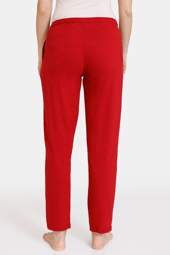 Cotton Pyjamas Plain Red Pyjamas Zivame Friends Knit Cotton Pyjama