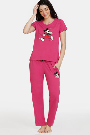 Disney Damen Schlafanzug Minnie Mouse Weiß Small : : Fashion