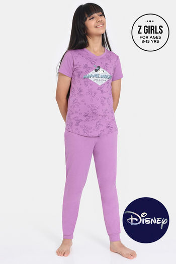 Buy Zivame Girls Disney Knit Cotton Loungewear Set - Valerian