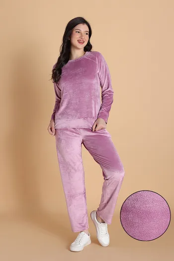 Buy Zivame Velour Loungewear Set - Polignac