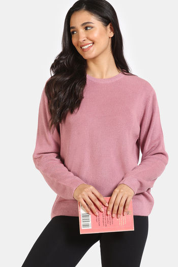 Buy Zivame Retro Peek Jumpers Flat Knit Loungewear Top Creole