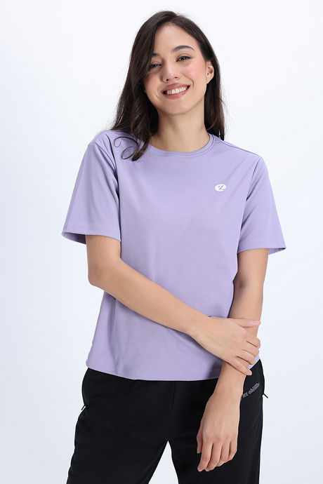 Zivame Knit Poly Loungewear Top - Heirloom Lilac