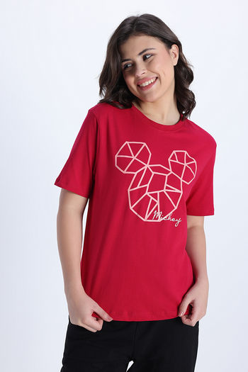 Buy Zivame Character Edit Knit Cotton Loungewear Top - Jazzy