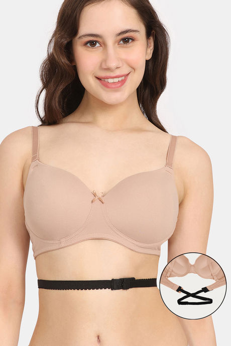 Buy Zivame All That Lace Low Back Converter Strapless Unicup Bra