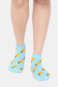 Buy Zivame Ankle Socks - Light Blue