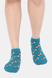 Buy Zivame Ankle Socks - Blue