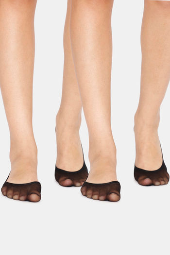 Buy Zivame Ankle Socks (Pack of 2) - Black