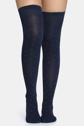 Buy Zivame Full Length Socks - Navy