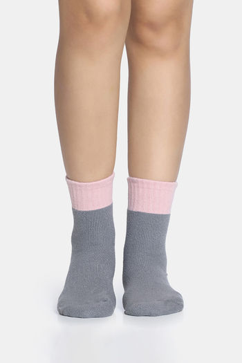 Buy Zivame Ankle Length Socks - Grey
