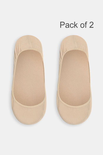 Buy Zivame Low Cut Shoe Liner (Pack of 2) - Skin