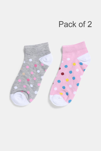 Buy Zivame Ankle Length Socks (Pack of 2) - Multicolor