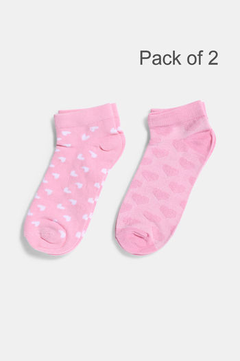 Buy Zivame Ankle Length Socks (Pack of 2) - Multicolor