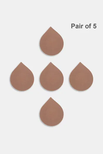 Buy Zivame Nipple Concealer Pasties (5 Pairs) - Nutmeg