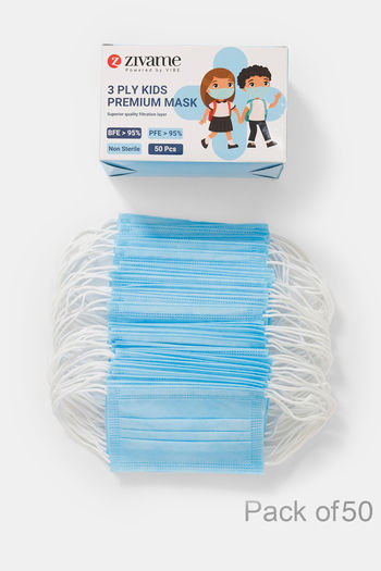 Buy Zivame Girls Premium Disposable mask (Pack of 50) - Blue