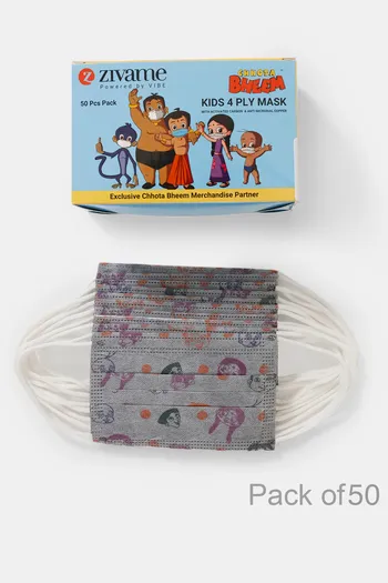 Buy Zivame Girls Premium Disposable mask (Pack of 50) - Chhota Bheem