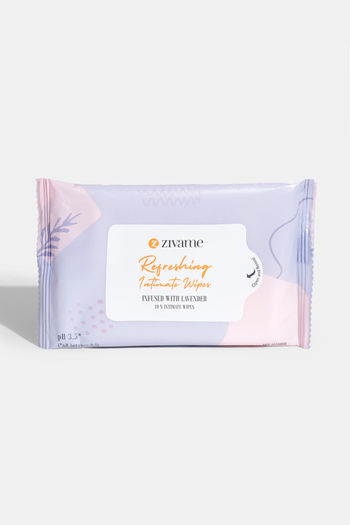 Buy Zivame Refreshing Lavender Intimate Wipes - (Pack of 10)