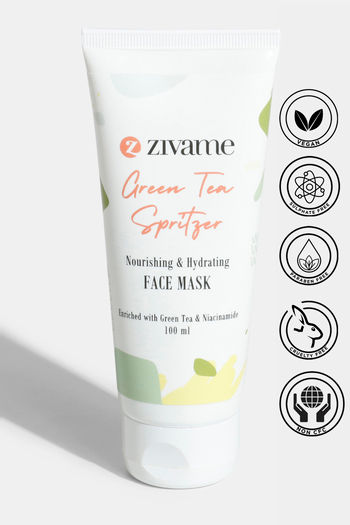 Buy Zivame Nourishing Green Tea Face Mask - 100 g