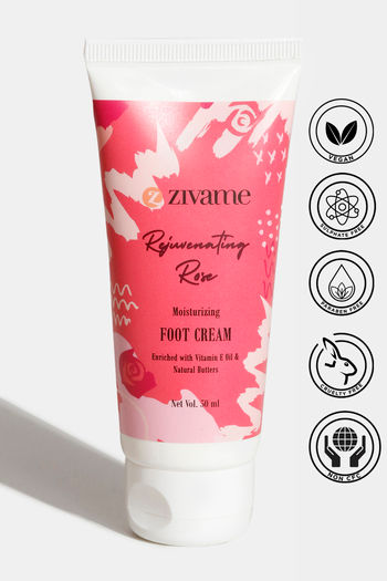 Buy Zivame Moisturising Rose Foot Cream - 50 ml