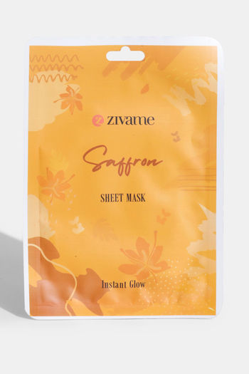 Buy Zivame Saffron Face Sheet Mask