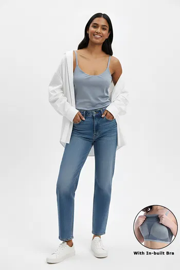 Buy Zivame Knit Poly Padded Camisole - Monument