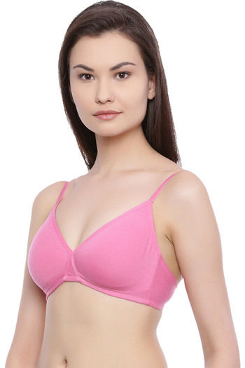 Rosaline Rerooted Simplicity Everyday Double Layered Non Wired 3/4th  Coverage T-Shirt Bra - Elegant Essentials