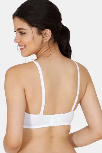 Buy Zivame Padded Wired 3/4th Coverage Strapless Bra - White at Rs.659  online
