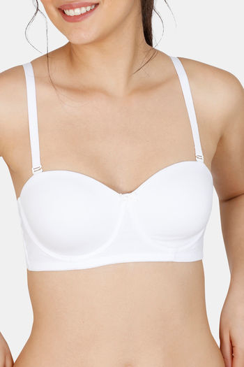 wide band strapless bra